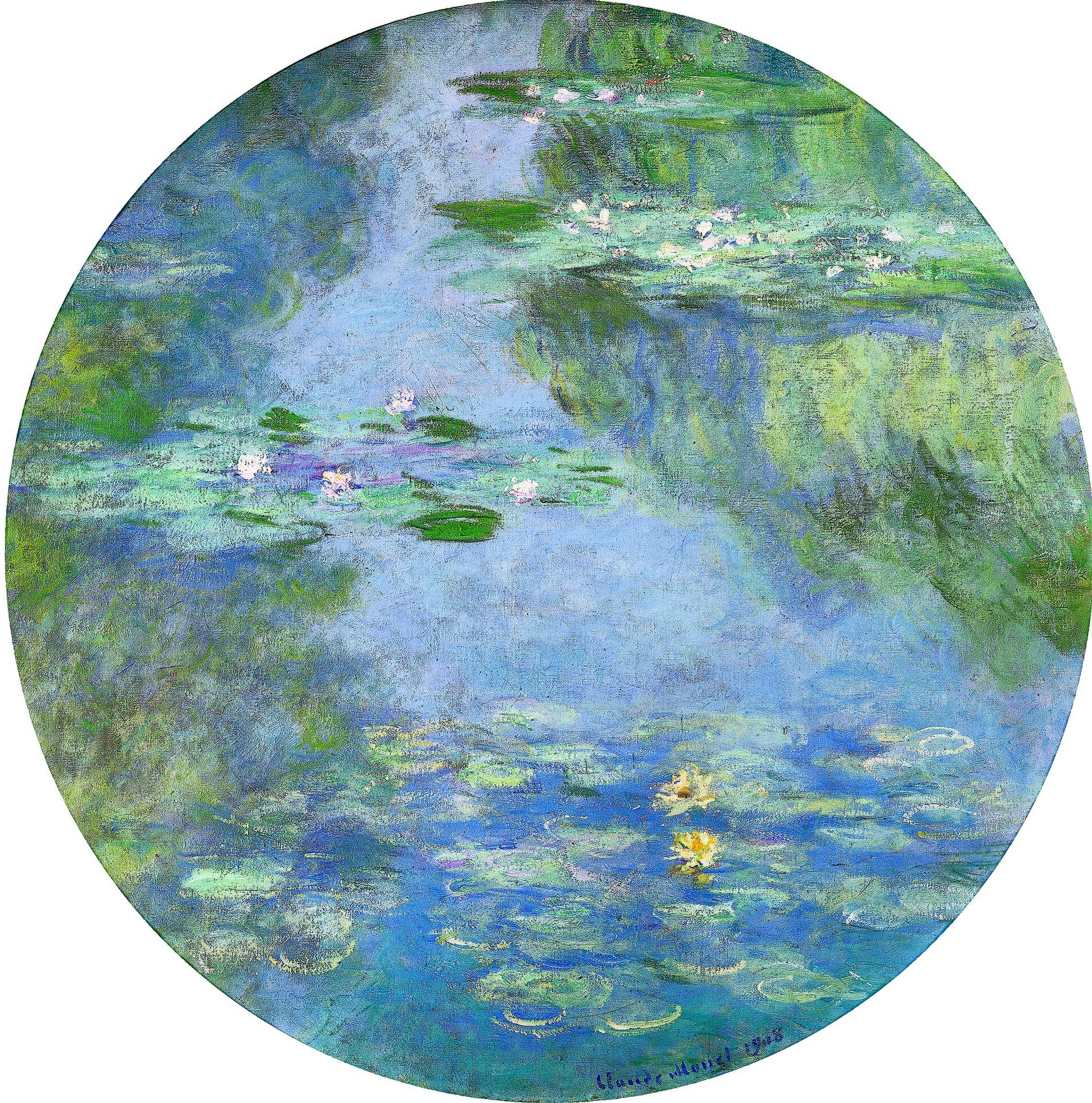 claude monet — Claude Monet - Les Nymphéas - Musée de Vernon.jpg