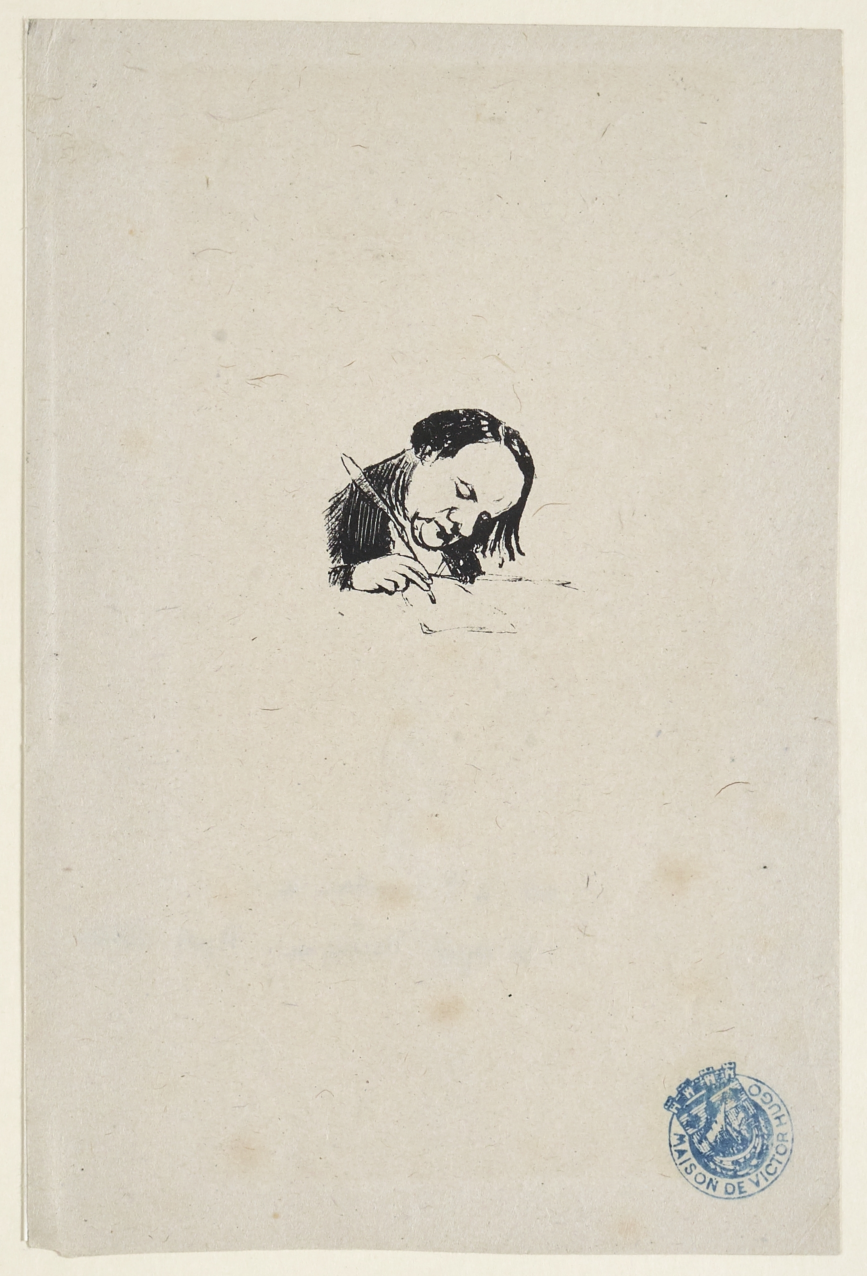 victor hugo — Victor Hugo d'après un dessin Prosper Mérimée, 611.2.jpg
