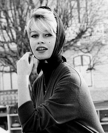 Portrait de Brigitte Bardot à la fin des années 1950