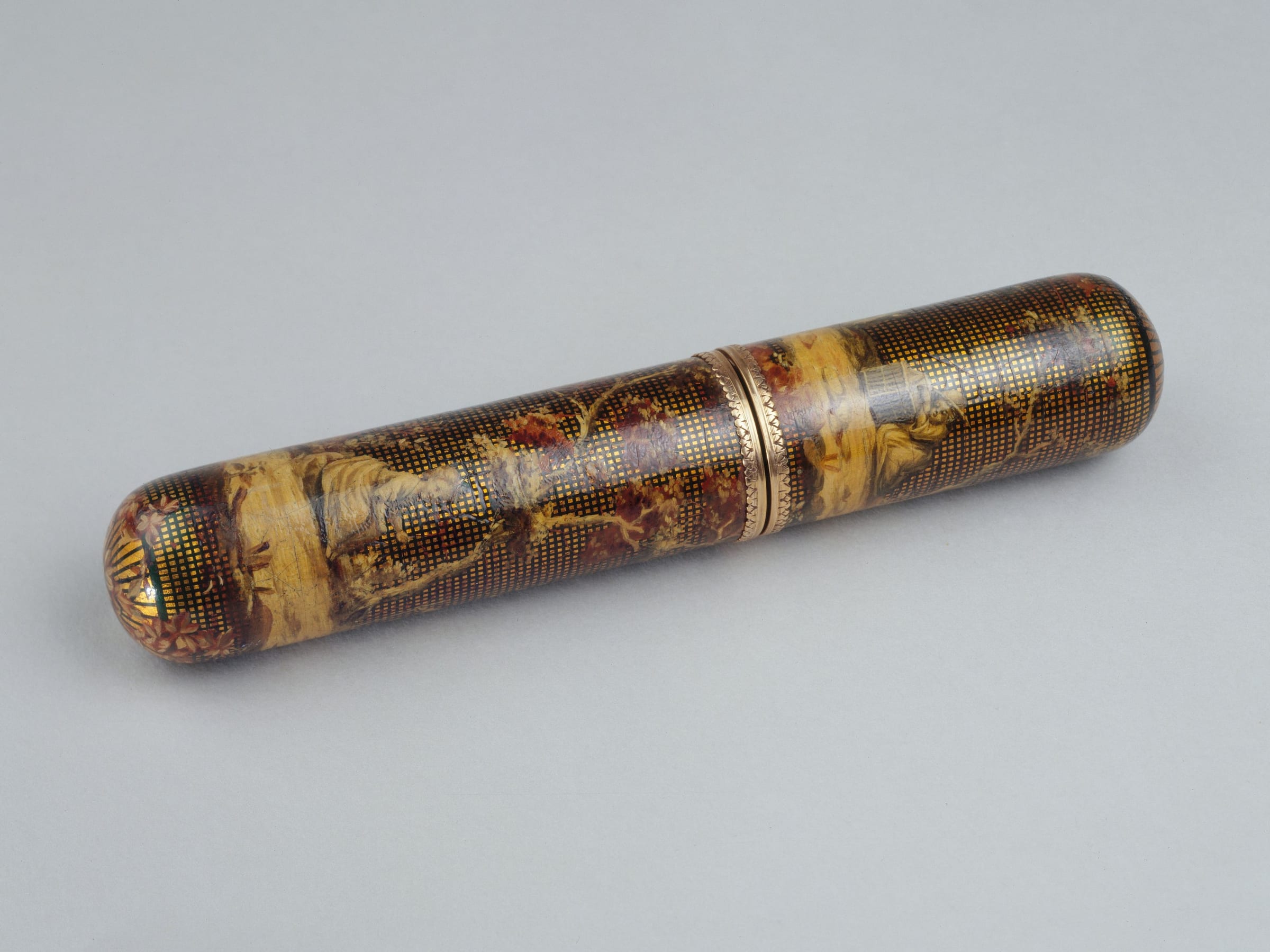 Etui en vernis Martin inspire de Francois Boucher