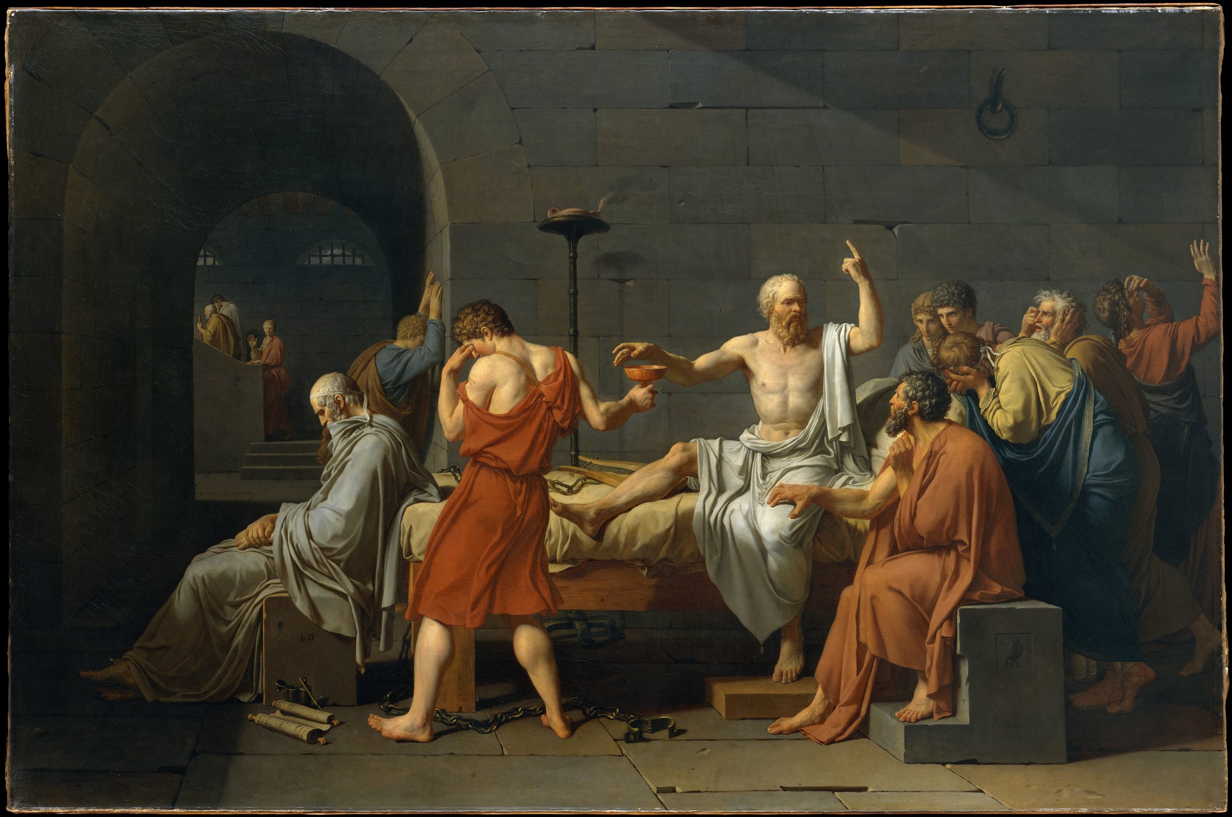 Jacques-Louis David, composition néoclassique de 1787