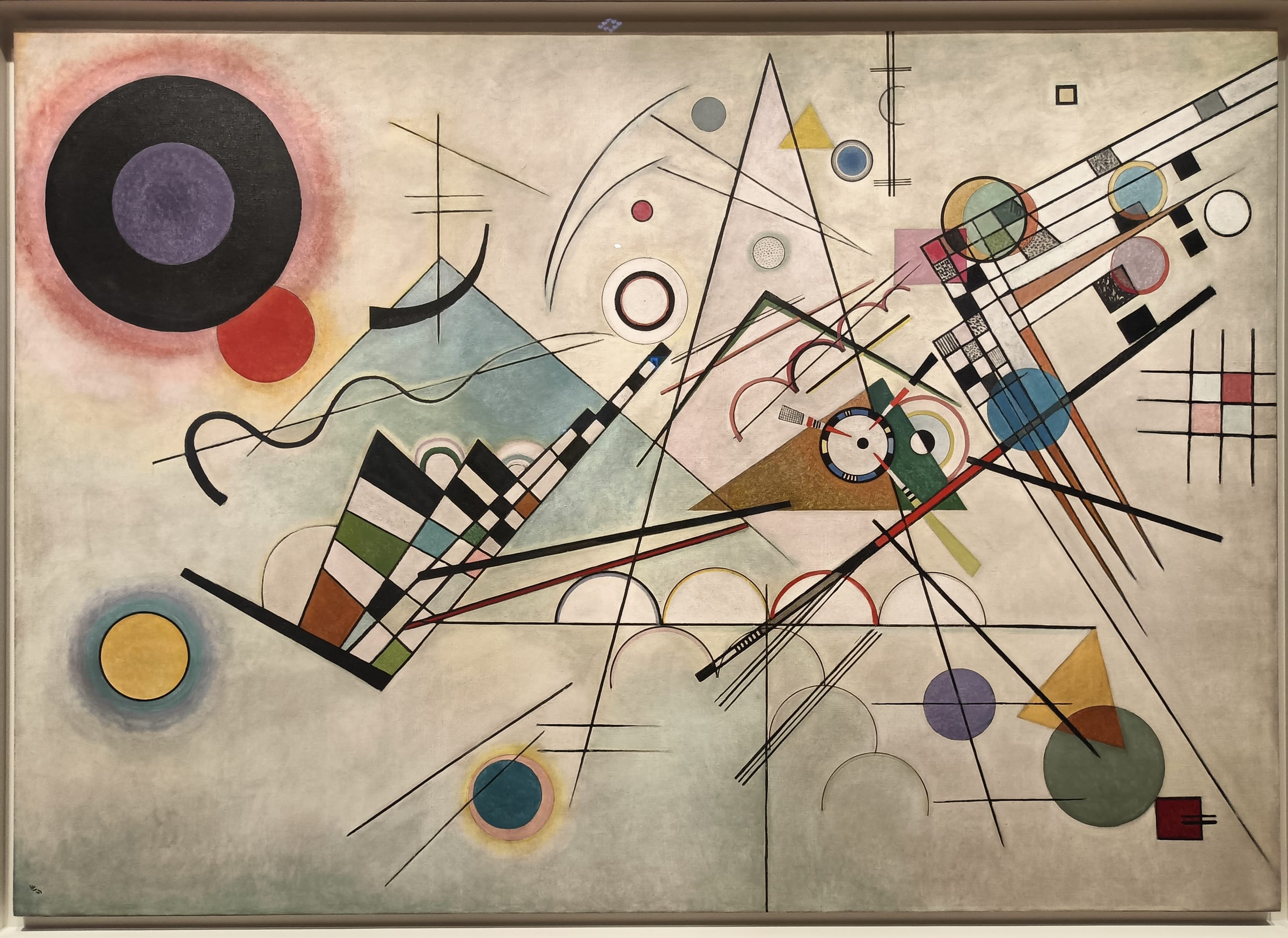 Wassily Kandinsky, Composition 8, abstraction géométrique de 1923